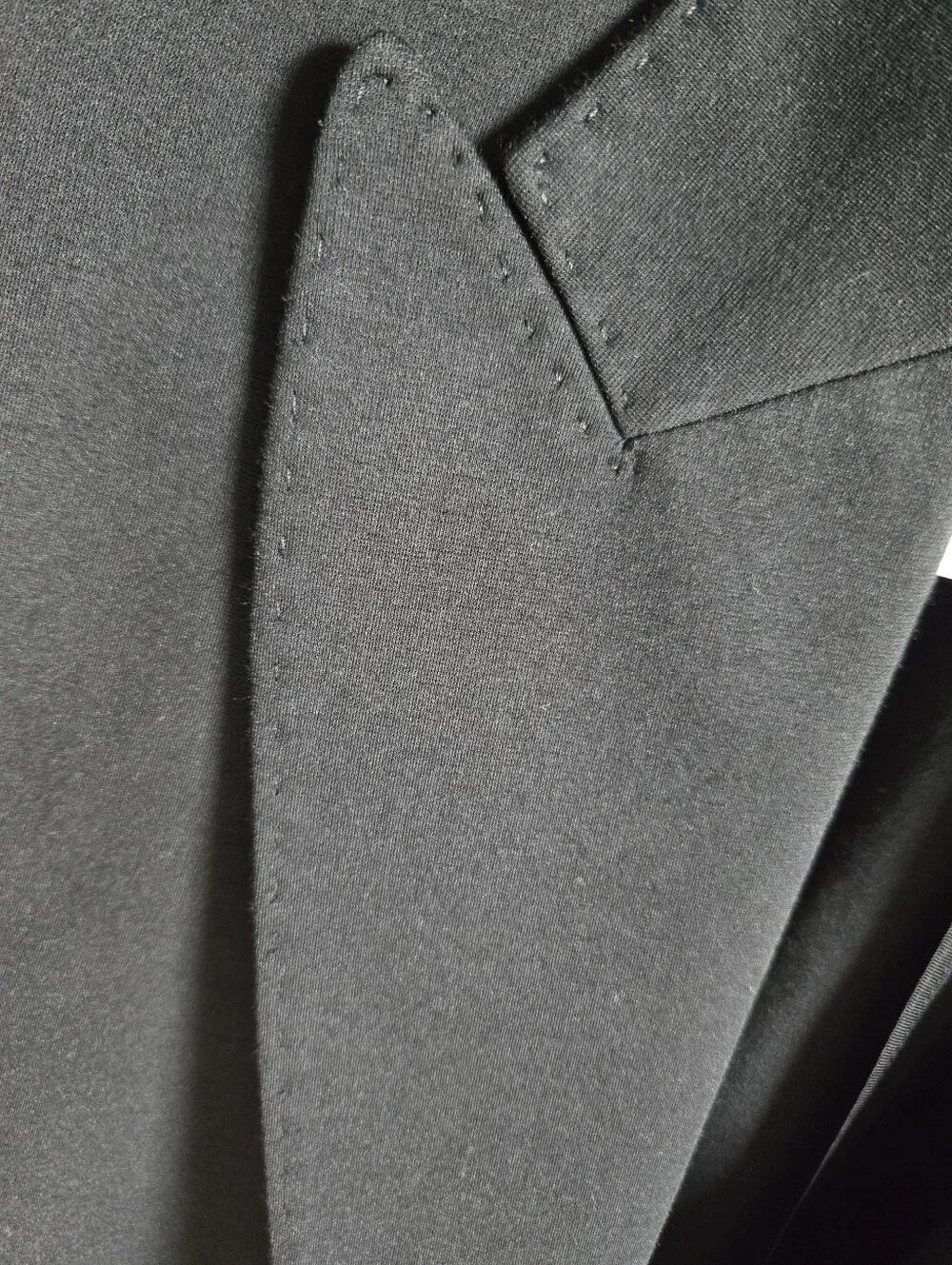 Express Solid Black Men's Suit